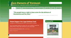 Desktop Screenshot of gunownersofvermont.org